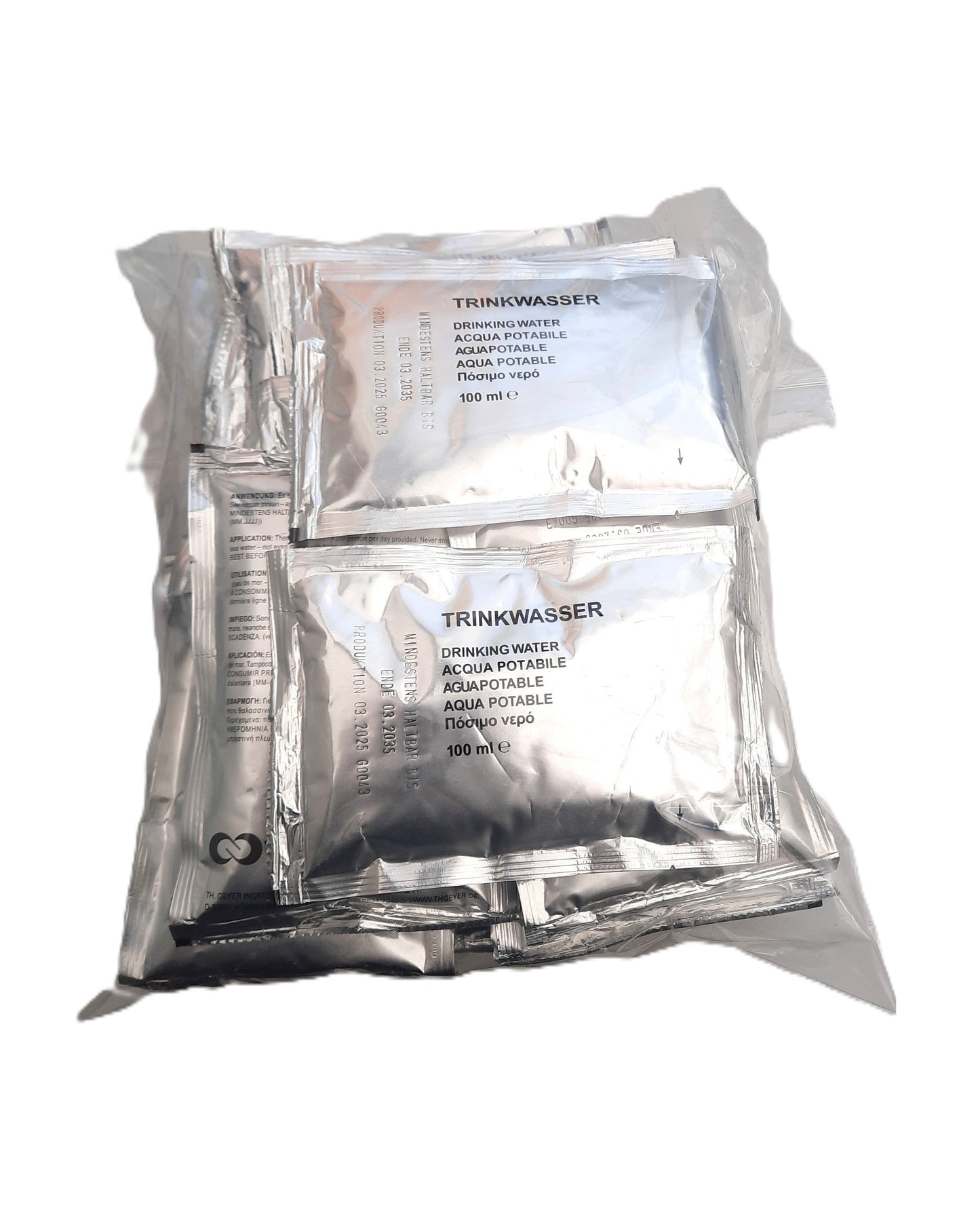 Dry-sack rugzak noodpakket 72 uur overstroming