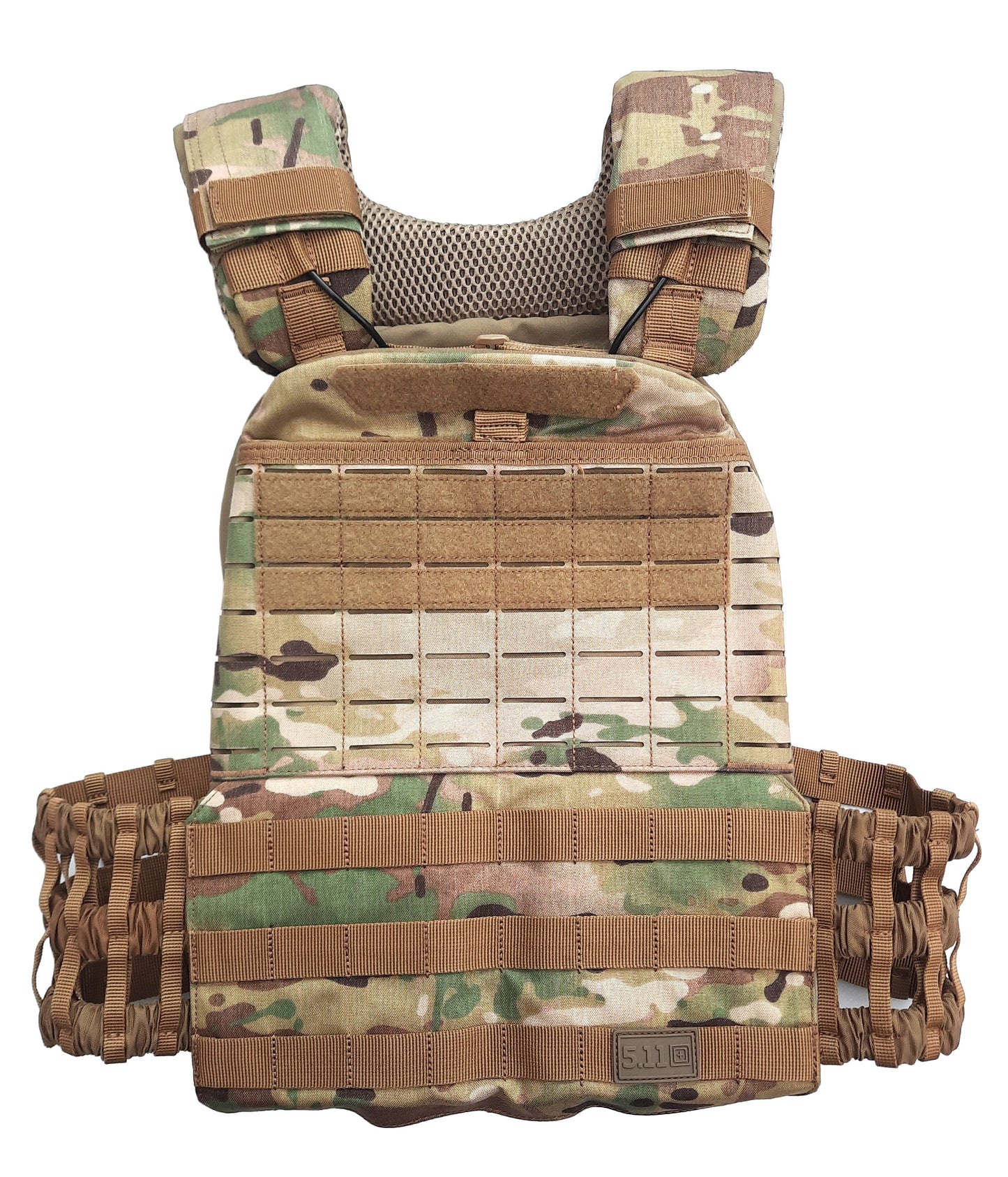 5.11 TacTec plate carrier NIJ-4 Stand Alone Multicam kogelvrij vest (04)