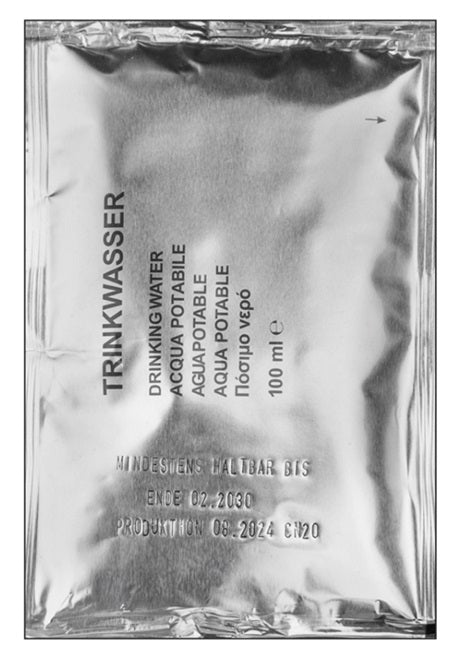 2 liter lang houdbaar drinkwater 20 noodzakjes 100ml