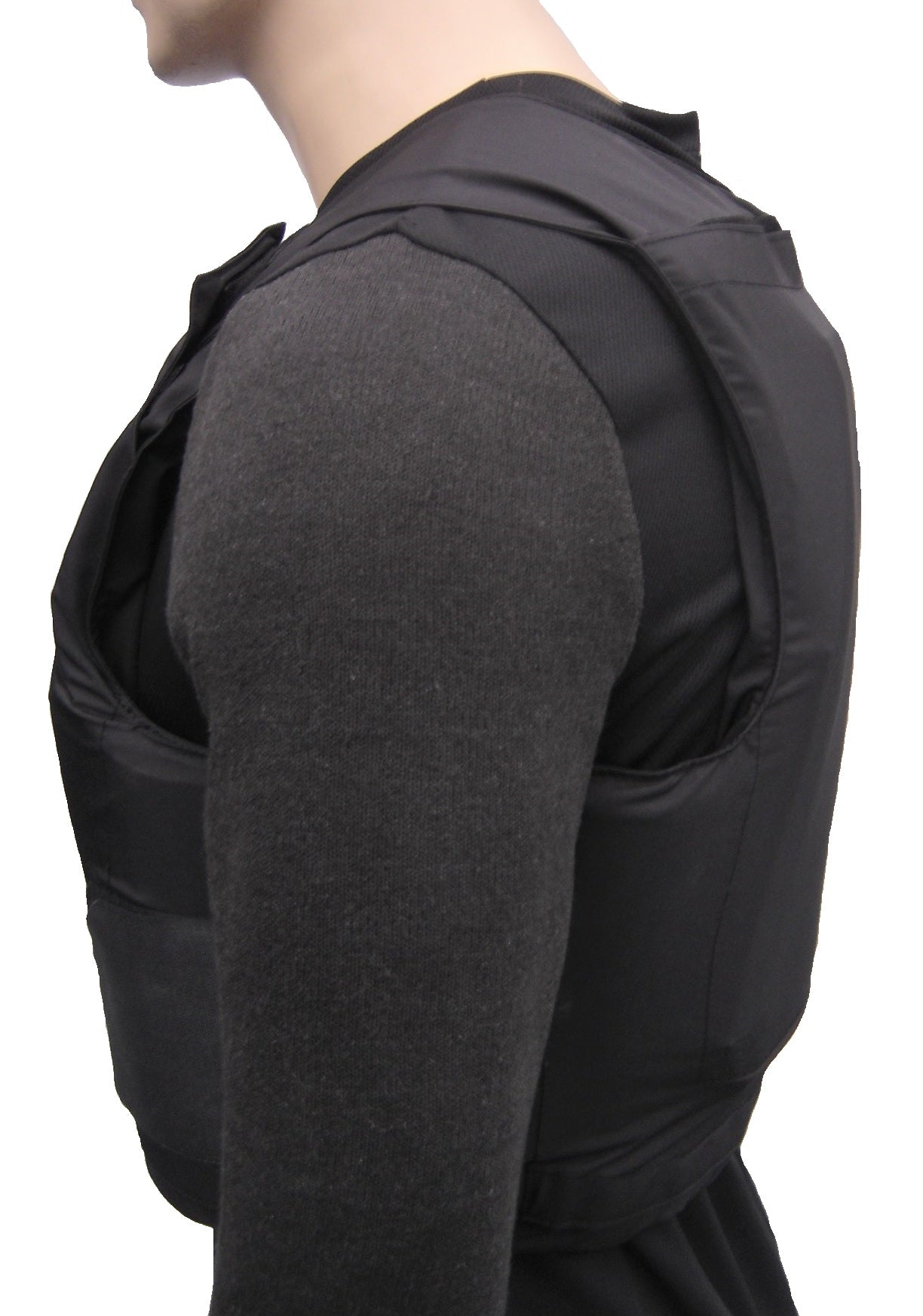 Gilet pare balle discret lourd classe 4 particulier noir homme et femme