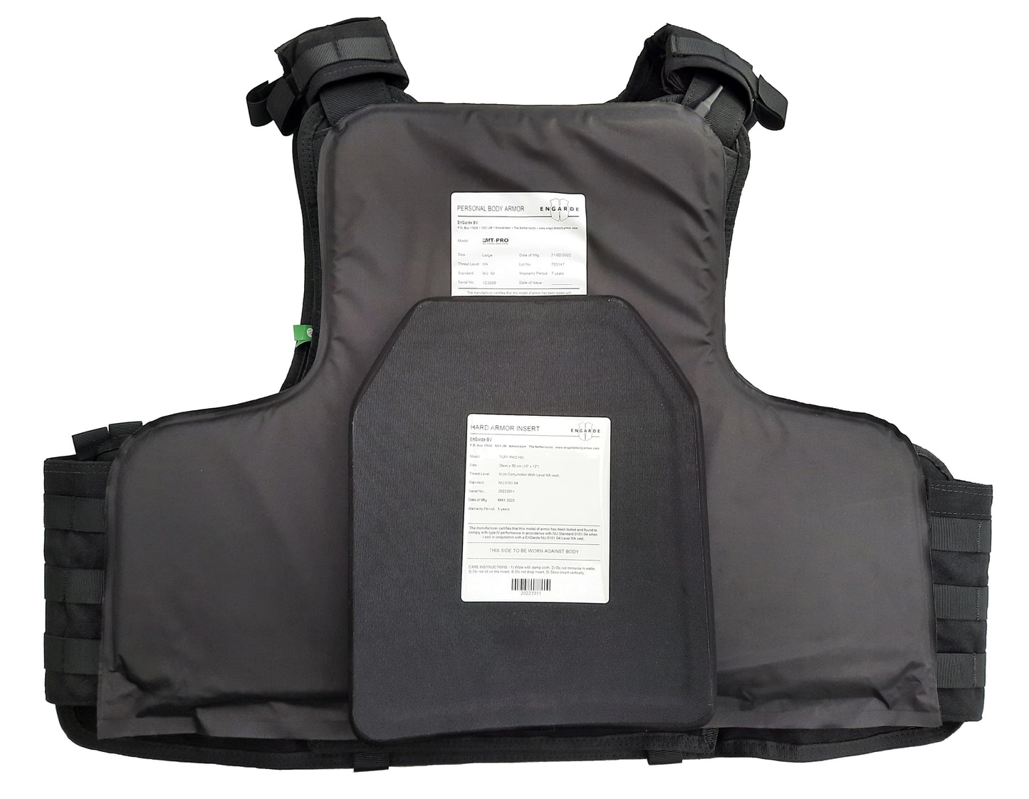 Enforcer plate carrier zwart 3A klasse 4 ICW Dual-Use