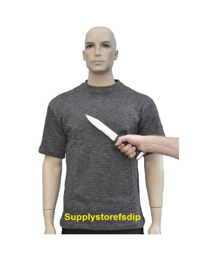 Grijze anti steekpartij T-shirt onderhemd snijwerend anti steek bescherming