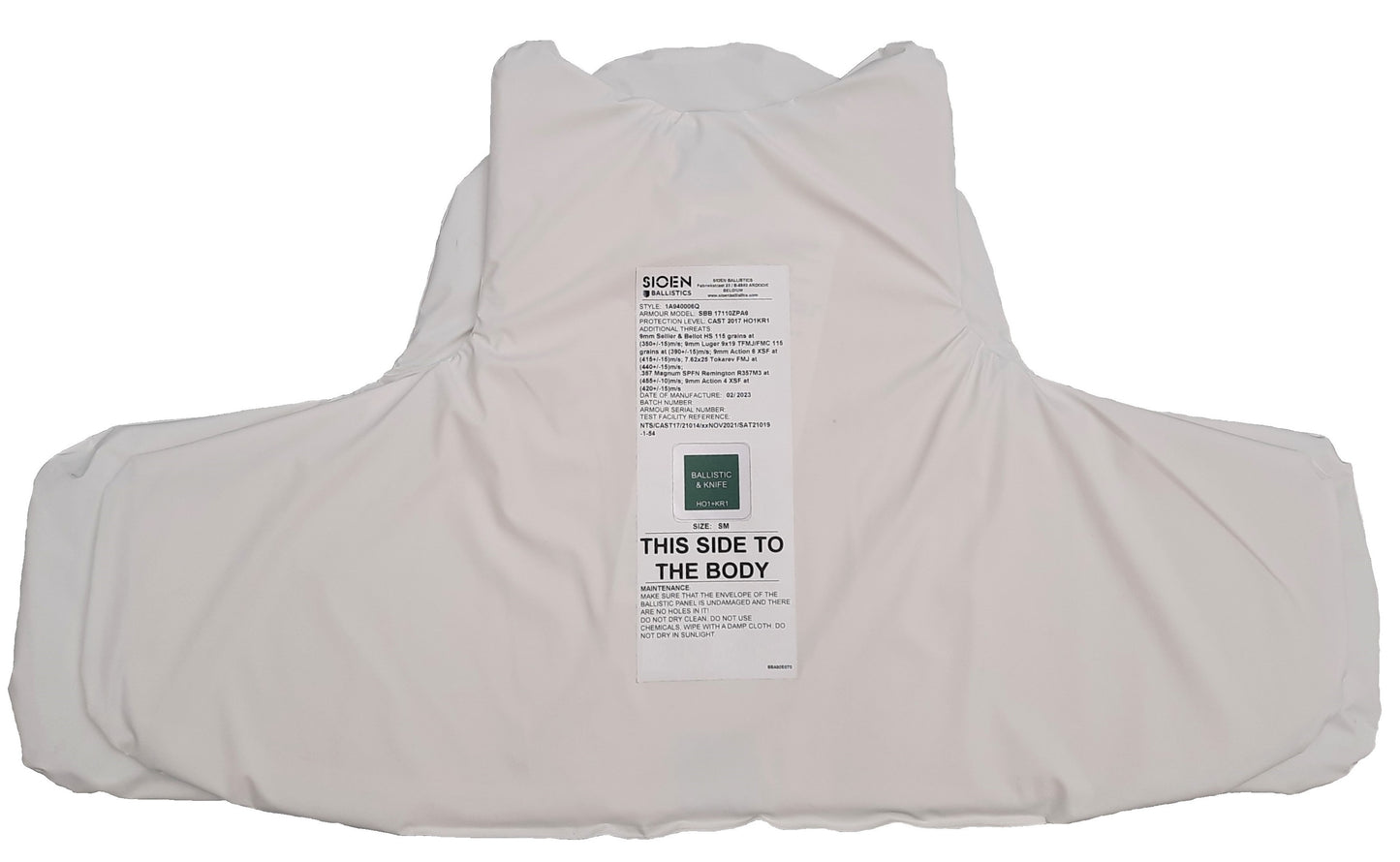 Ambulance high visibility fluo geel kogelvrij vest HO1-KR1 Sioen
