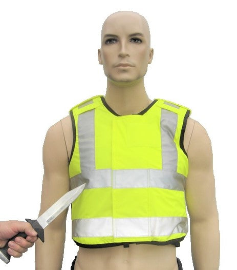 Anti steekpartij mesaanval Hi Vis KR1-SP1 vest geel