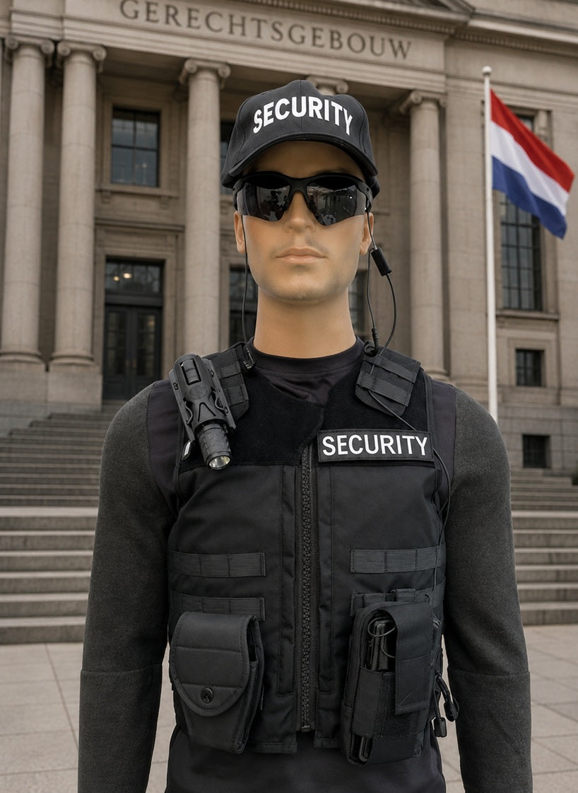 Heracles Molle steek- en kogelwerende vest 3A bewakingsagent