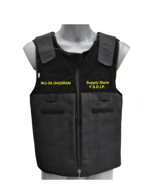 Kogelwerend vest politie België Lasercut NIJ 3a (04)G Sioen blauw