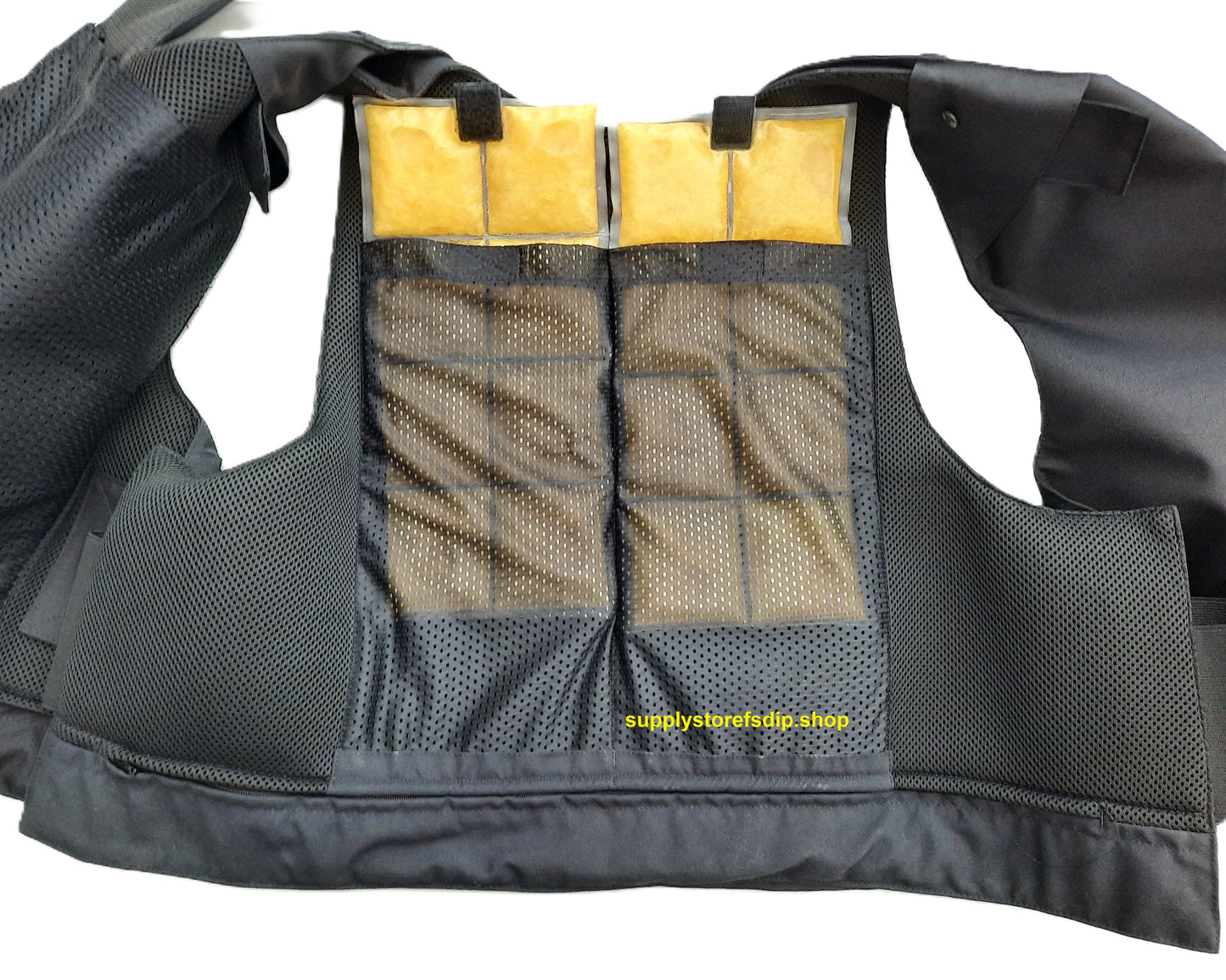SK1 dünn Kugelsichere Ventilationsweste aktive Kühlung schwarz FLEX-PRO Puma