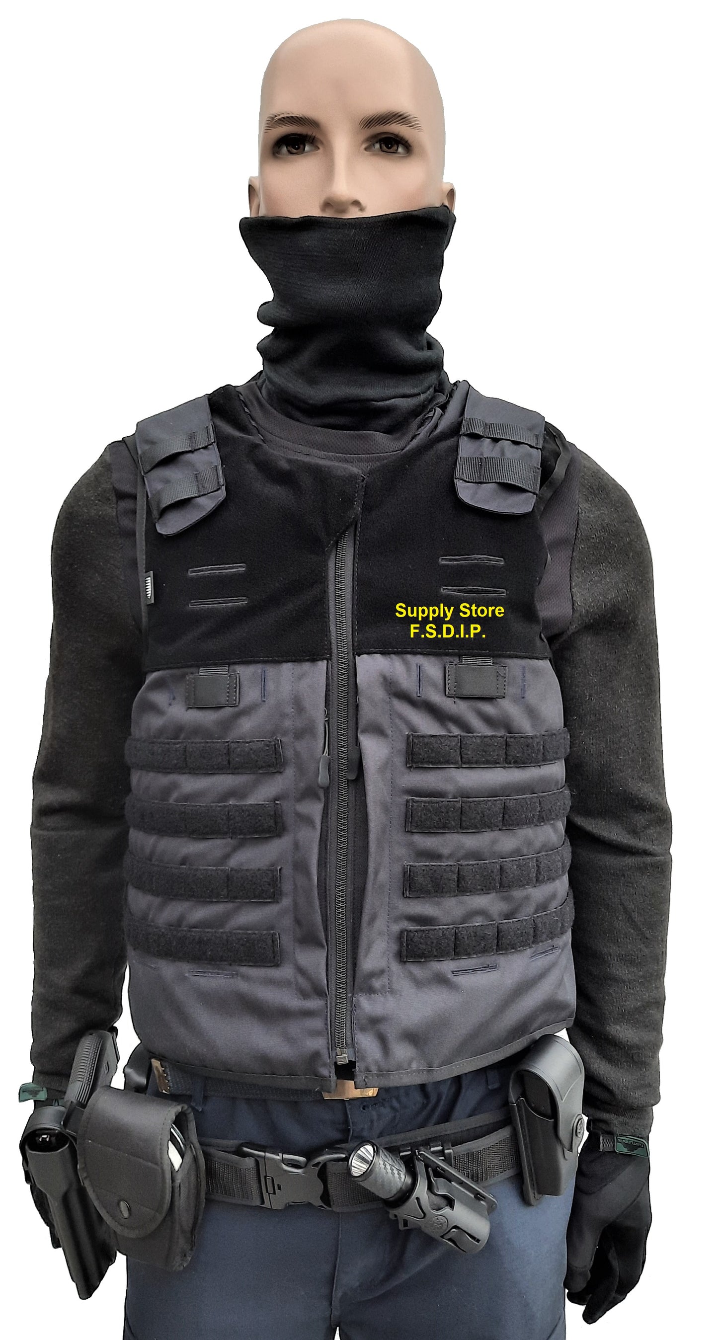 Kogelvrij vest politie België Molle HO2-KR1-SP1 + NIJ-3A (04) Sioen blauw