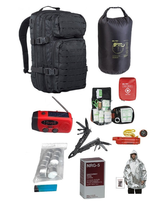 <tc>Kit d'urgence J-2025 économique 210 sac à dos Molle 20L avec possibilité d'expansion</tc>