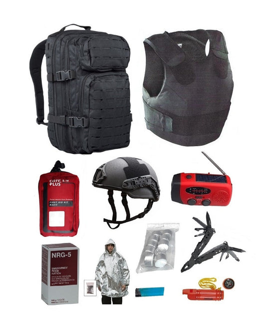 <tc>Kit d'urgence femme résilience 3A gilet pare balle survie dans une guerre</tc>
