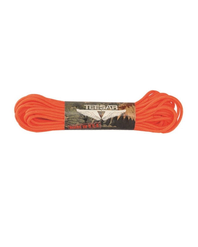 Oranje paracord 15.24m lange noodlijn