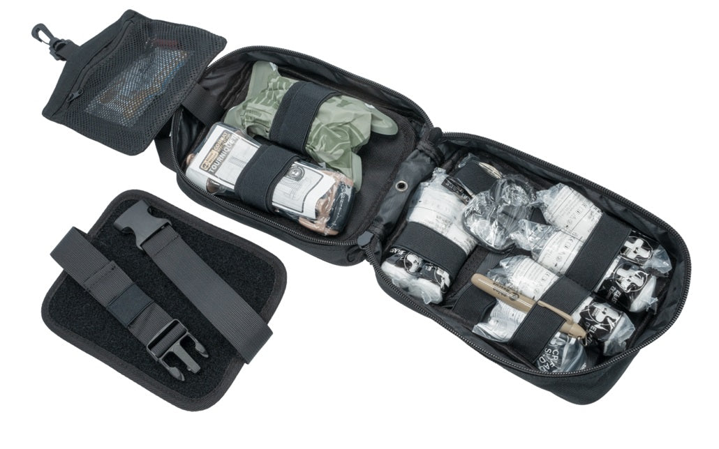 Tactische militaire EHBO kit IFAK noodpakket oorlog zwart