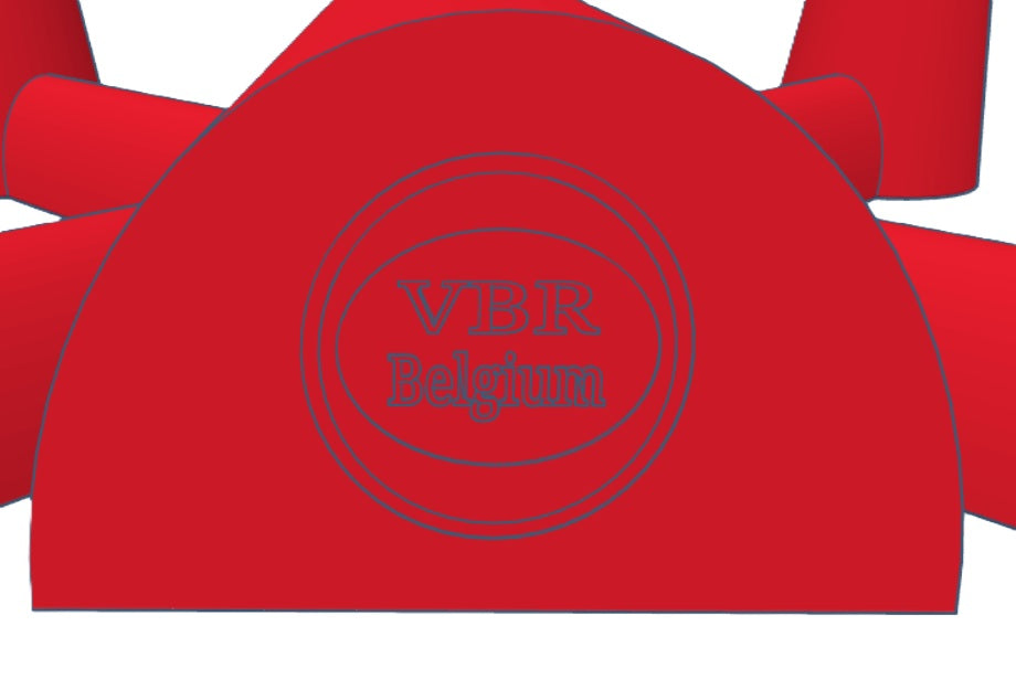 Target drone voor schietoefening VBR-Belgium rood FPV 1