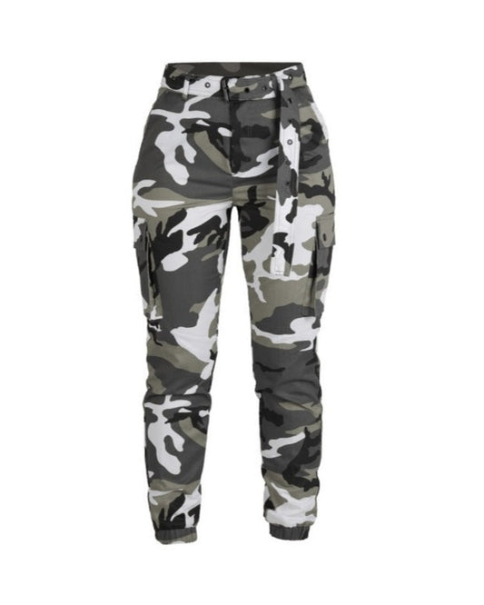 URBAN tactische dames cargo broek stads camouflage