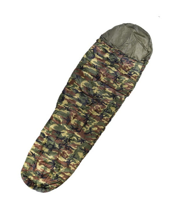 Woodland commando slaapzak waterafstotend