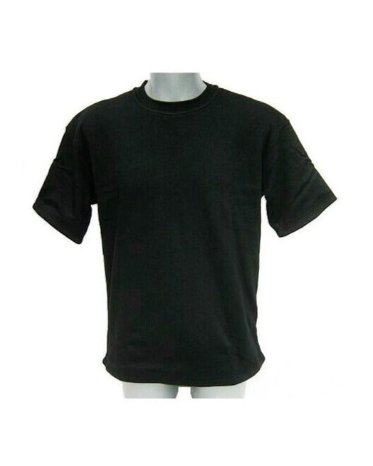 Anti steekpartij mesaanval snijwerend T-shirt korte mouwen zwart