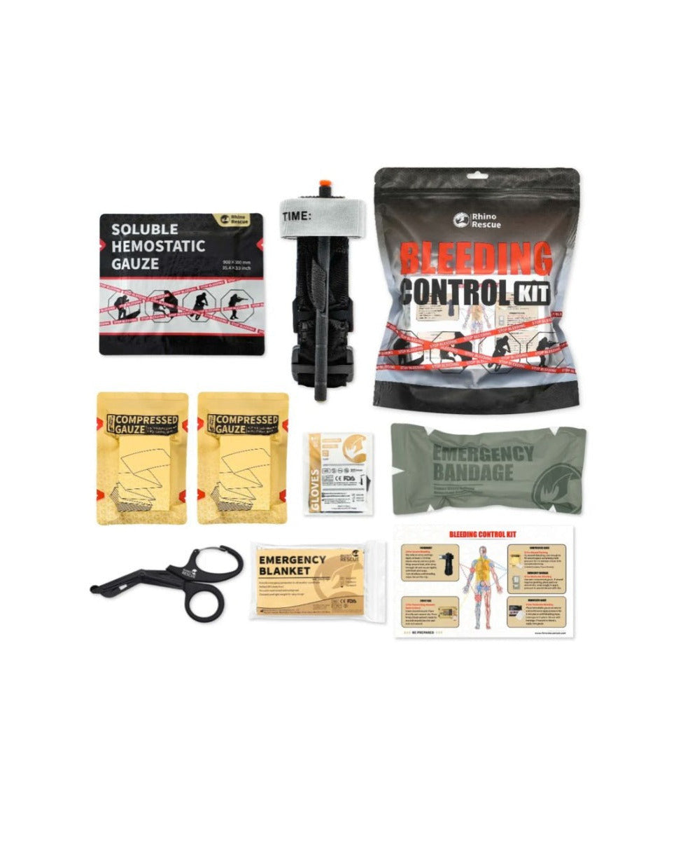 Bloeding stop wond behandeling EHBO kit