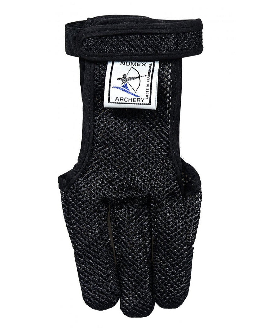 Boogschiet handschoen zwarte zomer mesh schiethandschoen