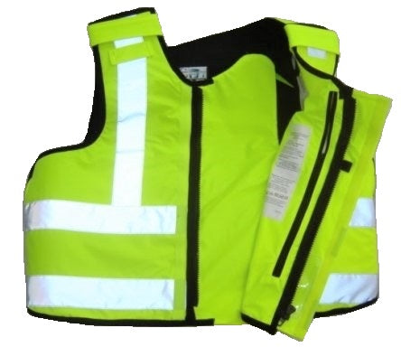 Helios geel high visibility fluo kogelvrij vest NIJ 3A (04)G Sioen