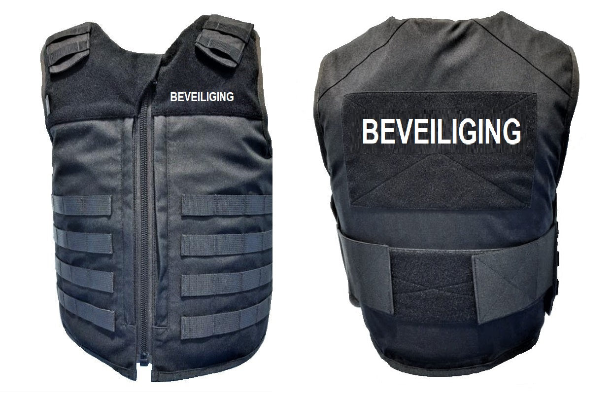 Kogelvrije vesten beveiliging Heracles Molle 3a zwart