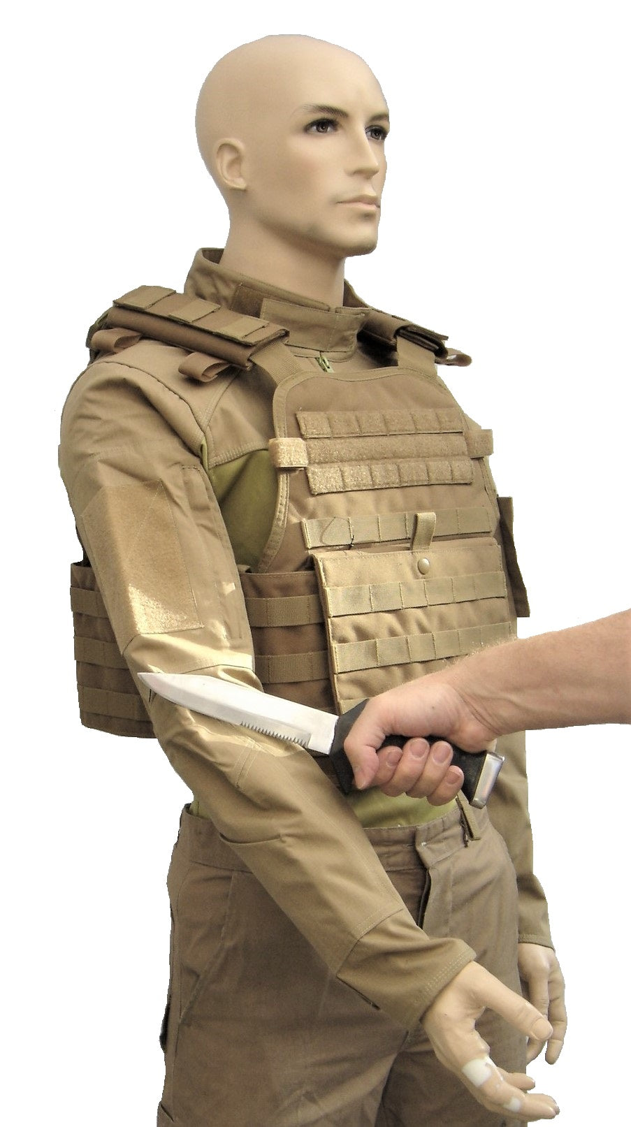 Operator level 4 + 3A Pollux coyote kogelvrij vest UBAC