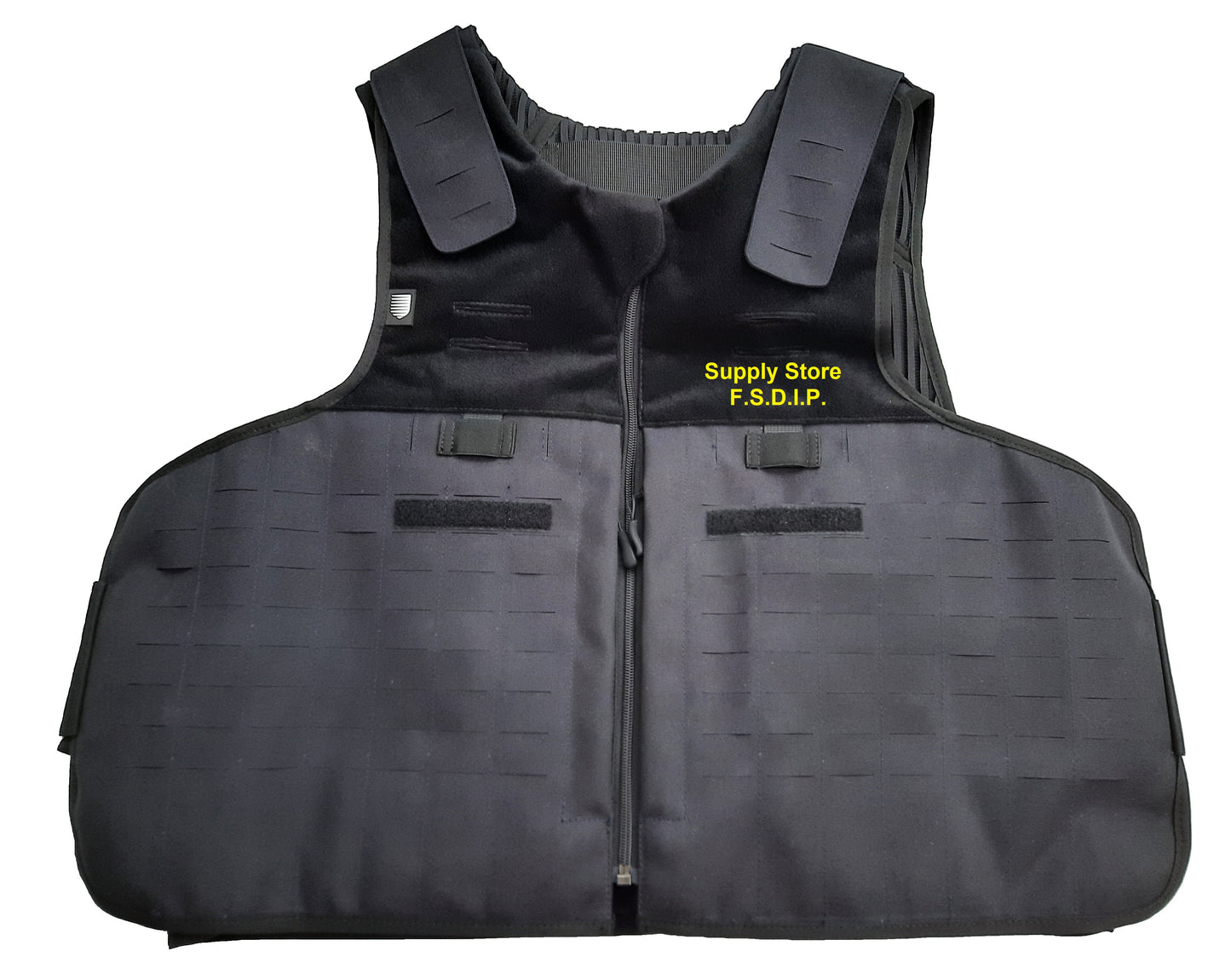Kogelvrij vest politie België Lasercut HO2-KR1-SP1 Sioen blauw