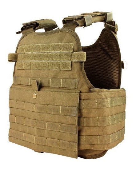 Operator coyote plate carrier MOPC klasse 4 SA met zijplaten level IV Condor (04)