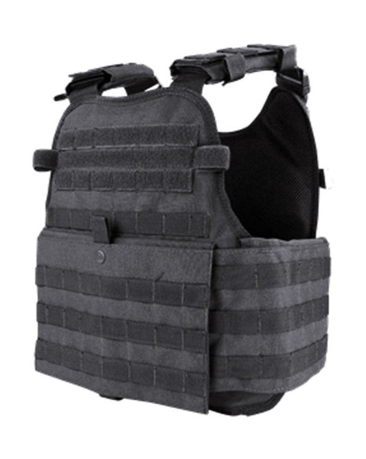 Operator plate carrier MOPC klasse 4 SA met zijplaten level IV zwart Condor (04)