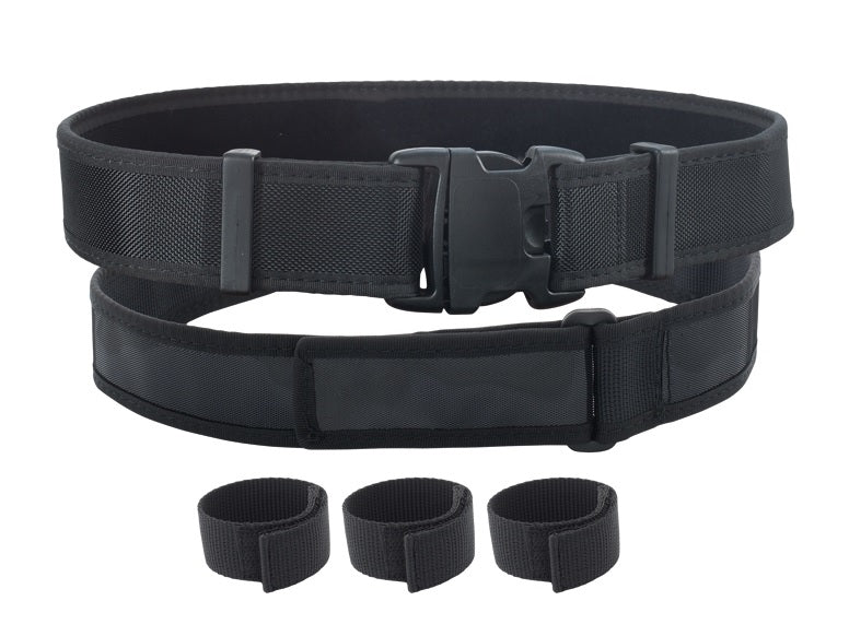 Radar dienstkoppel + onderriem + 3 belt keepers koppel riem