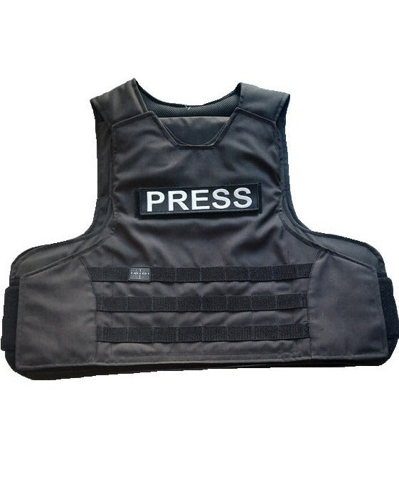 Rhino PRESS kogelvrij vest klasse NIJ 4 SA+++ met NIJ-3A zwart (06)