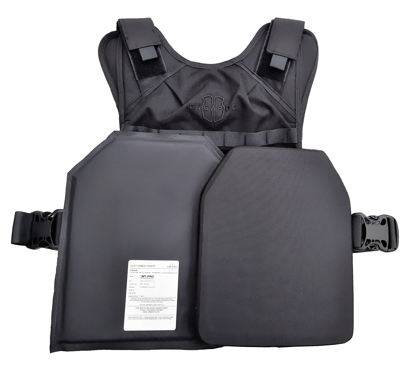 TRUST Molle plate carrier klasse 4 ICW + 3a MT-PRO kogelvrij pakket Engarde