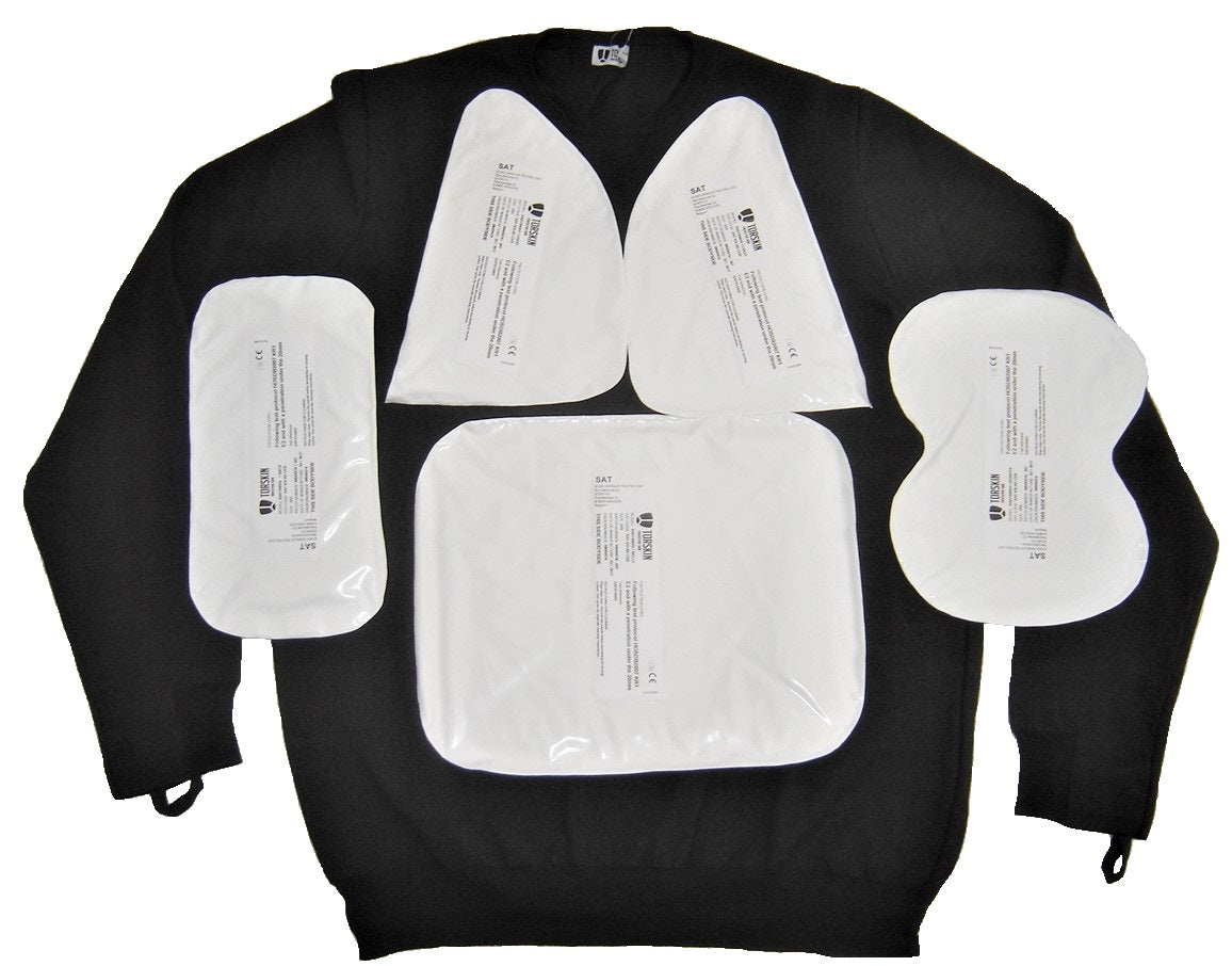 Steekwerende TORSKIN T-shirt 36 joule zwart Sioen kleding