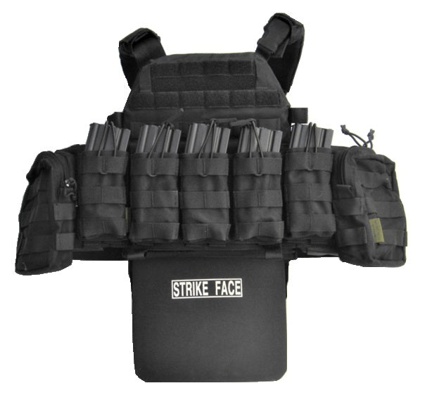Warrior DCS 5.56 Plate carrier klasse 4 zwart defensie setup (04)