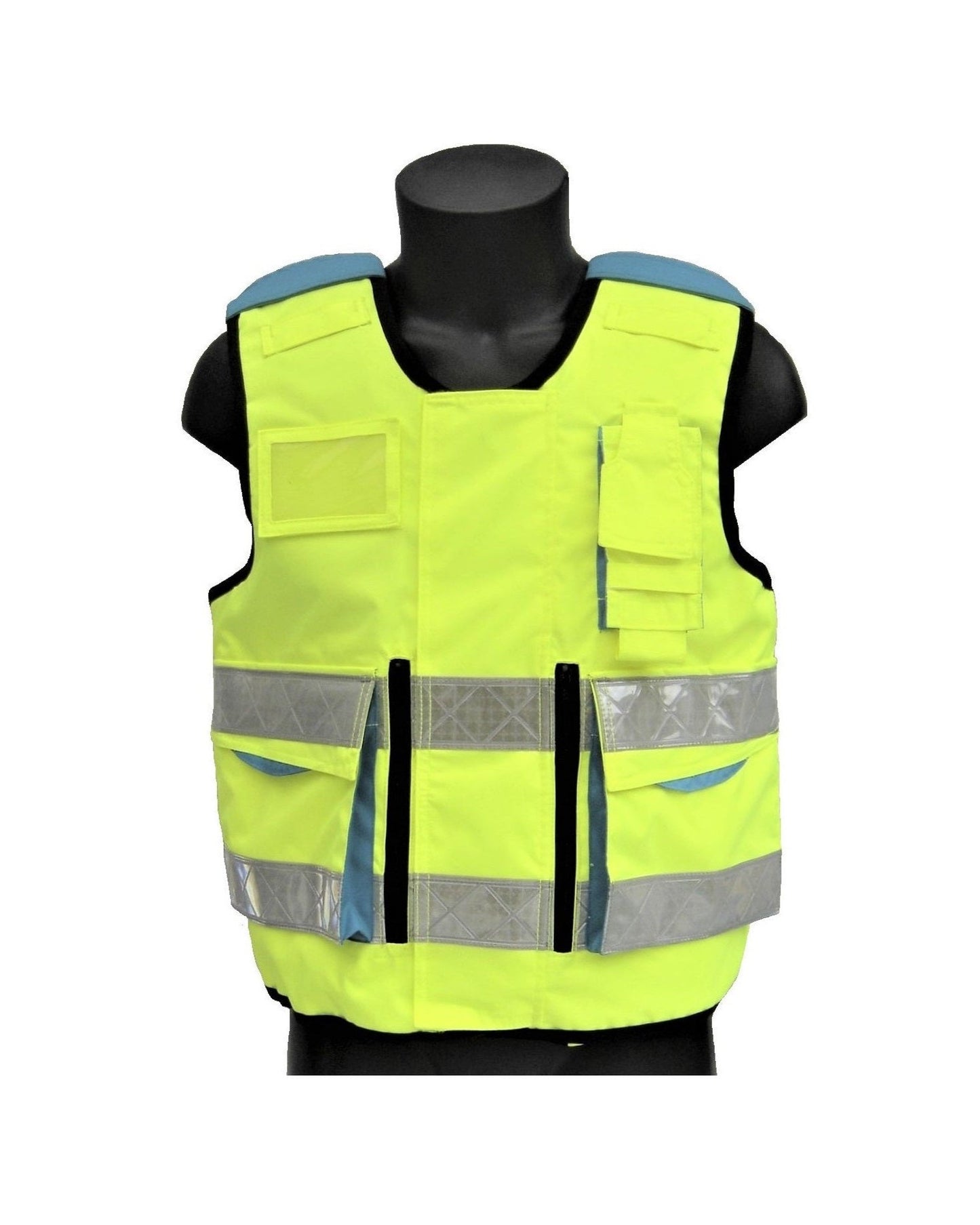 Ambulance high visibility fluo geel kogelvrij vest NIJ 3A (04)G Sioen