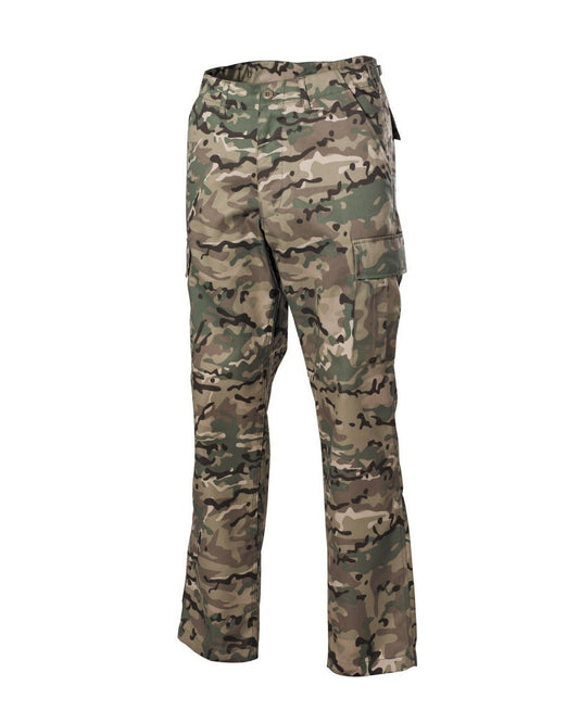 BDU combat broek operation camo multi-terrein