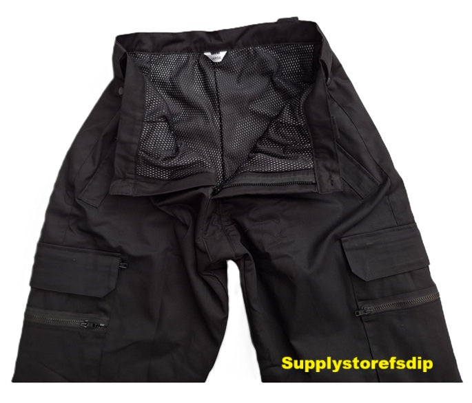 360° Snijwerende security combat broek waterafstotend zwart