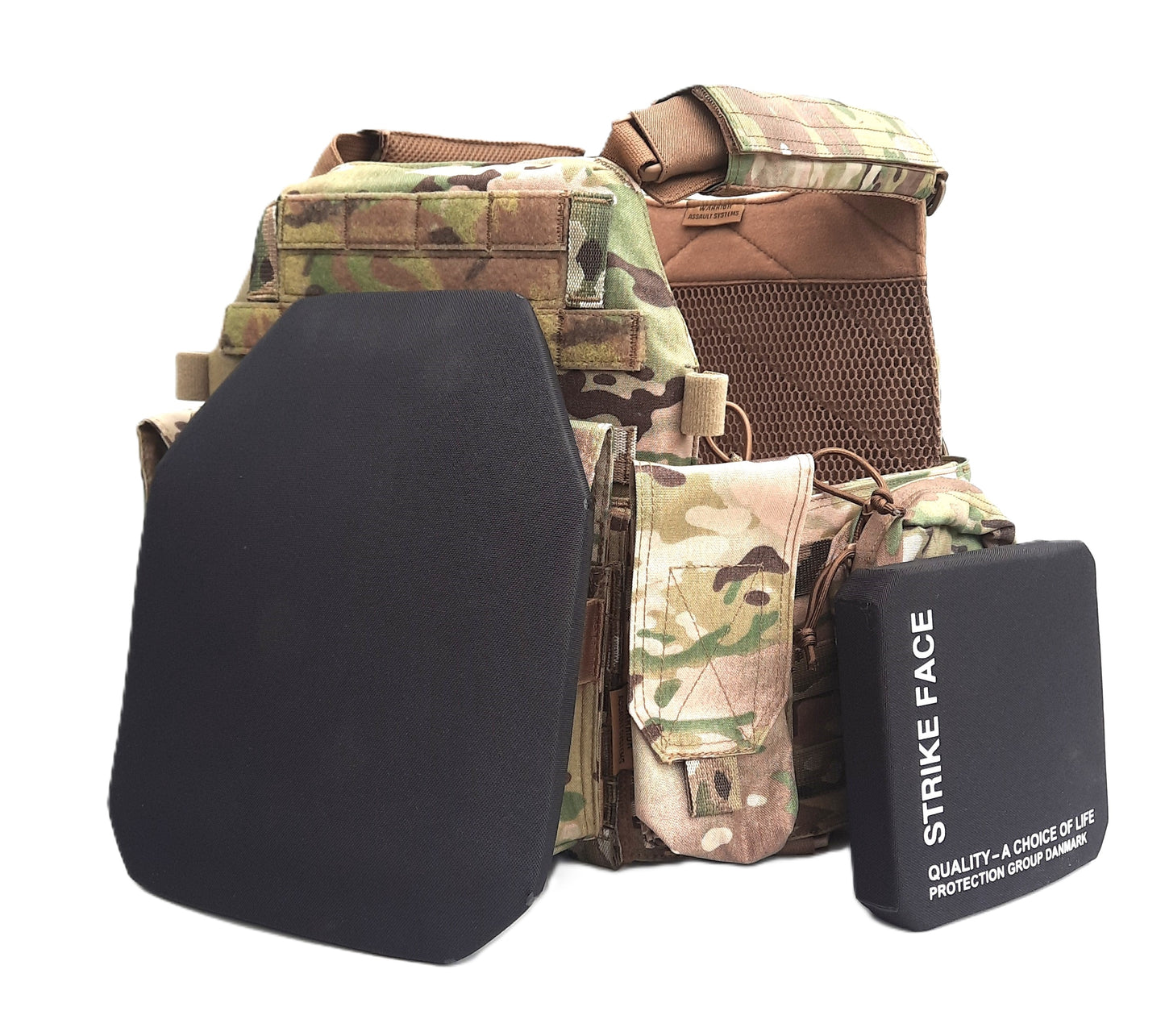 Multicam leger plate carrier klasse 4 militair + zijplaten