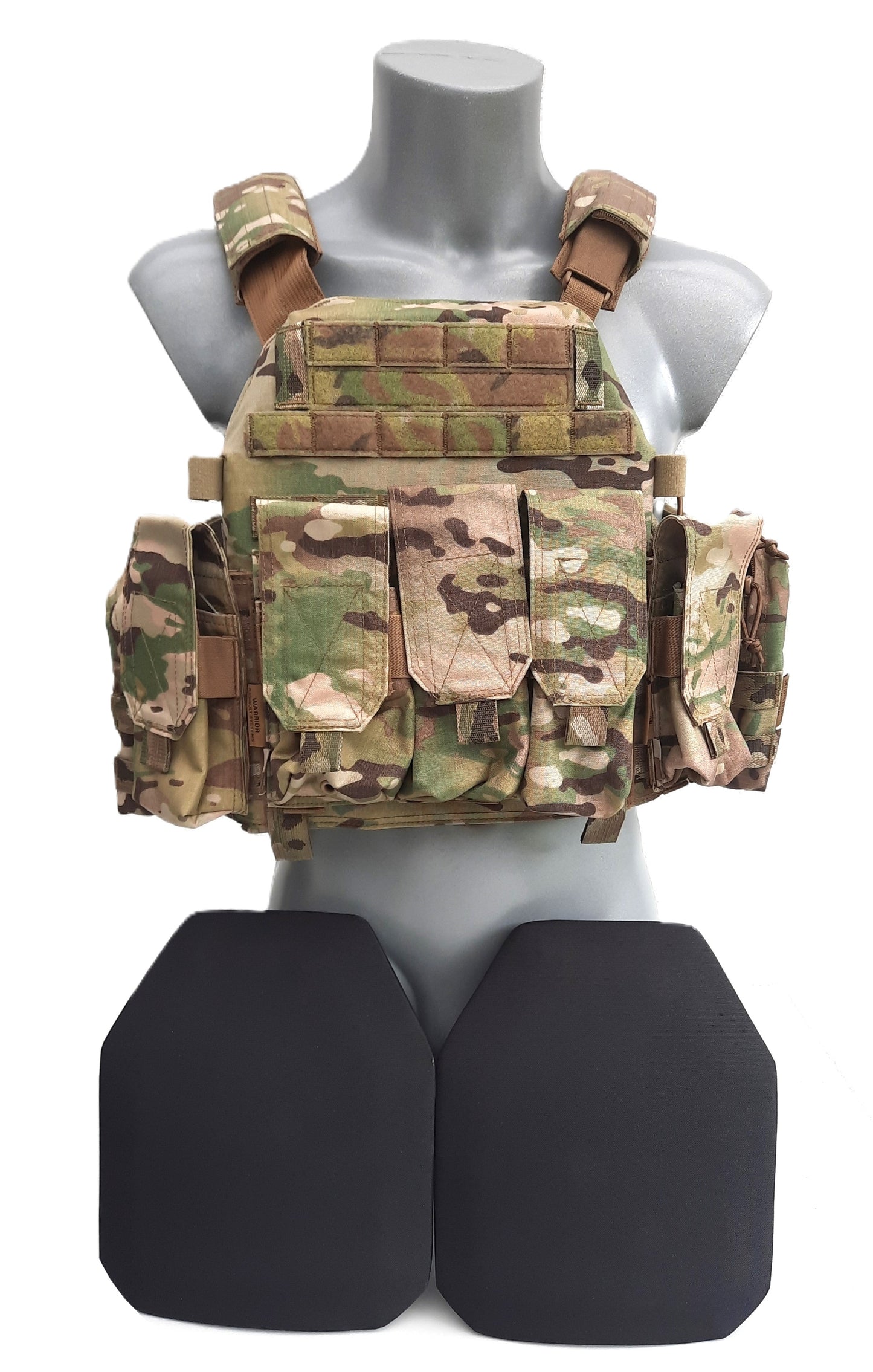 DCS 5.56 Multicam plate carrier klasse 4 klep tassen setup (04)