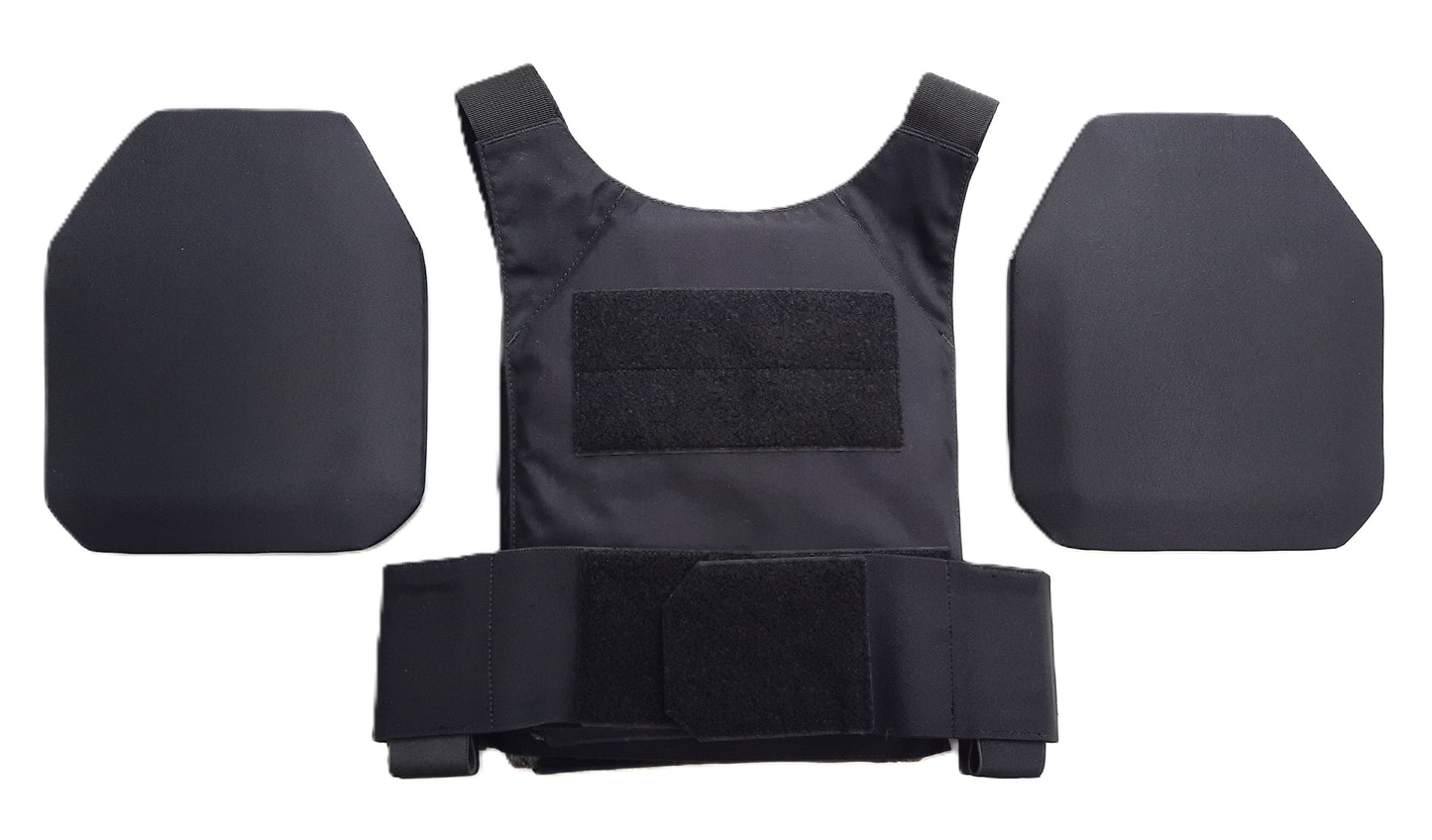 Noodpakket 72 uur discrete plate carrier klasse 4 zwart schietpartij Brussel
