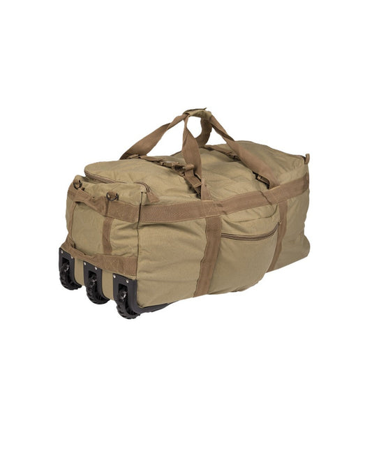 Combat duffle bag reistas rugzak op wielen coyote 118L