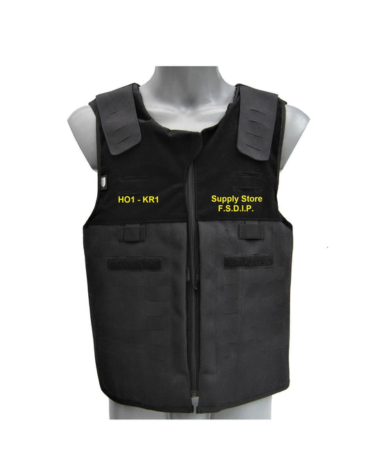 Kogelwerend vest politie België Lasercut H01-KR1 Sioen blauw