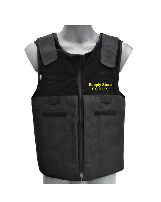 <tc>Housse extérieure couverture découpée au laser Bleu FED Police 1BX3C0L10BFP Gilet pare balle</tc>