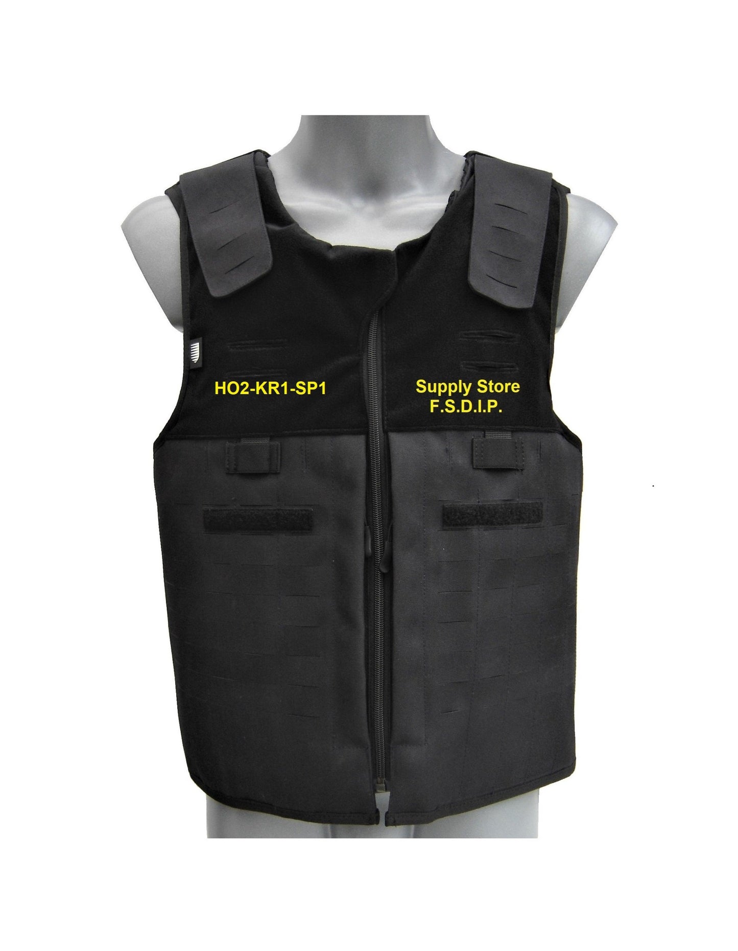 Kogelvrij vest politie België Lasercut HO2-KR1-SP1 Sioen blauw