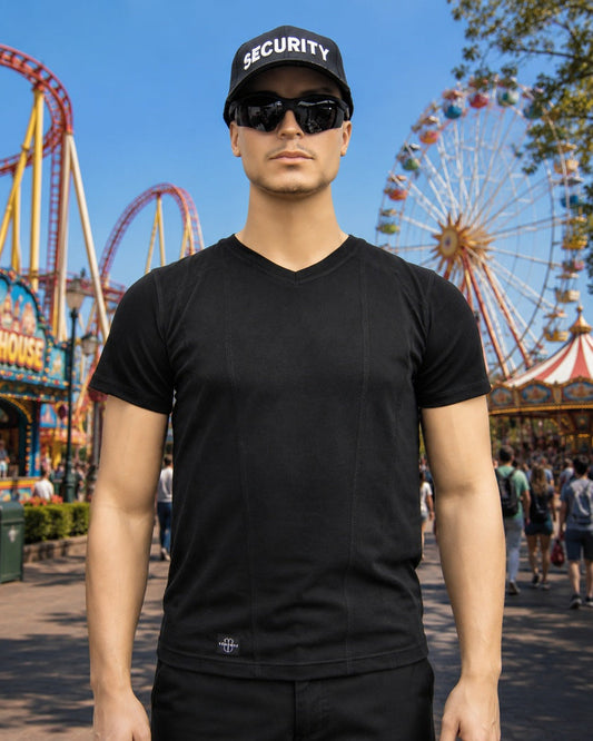 Kogelwerend T-shirt 3A FLEX PRO bewakingsagent zwart