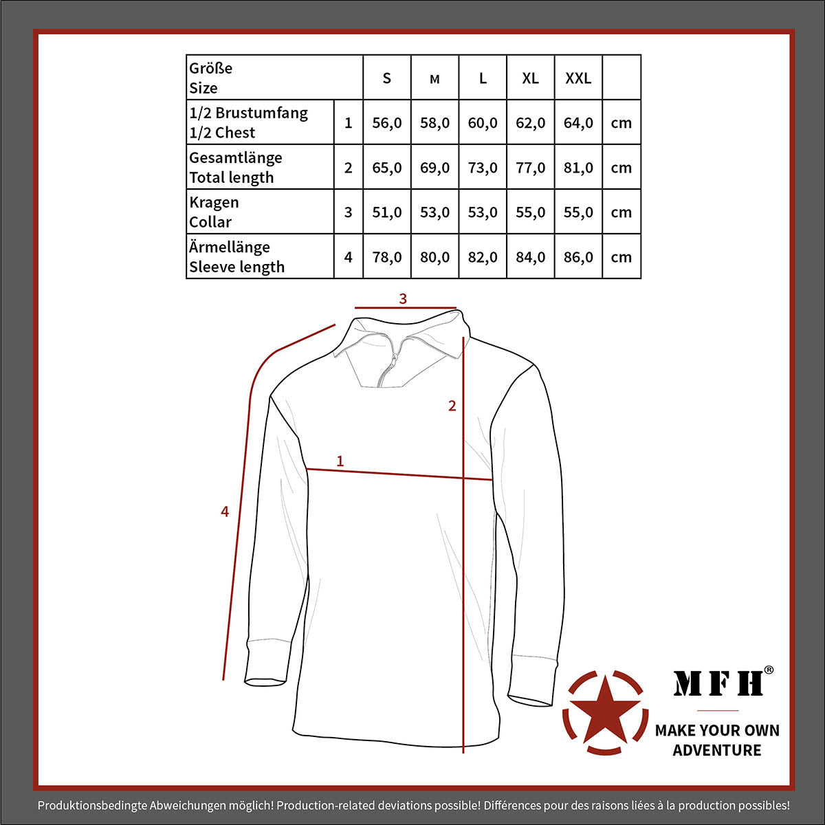 Combat shirt operation camo lange mouwen multi-terrein