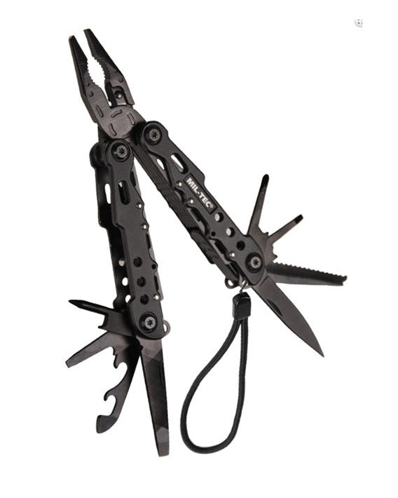 Groot multitool survival zwart voor noodpakket