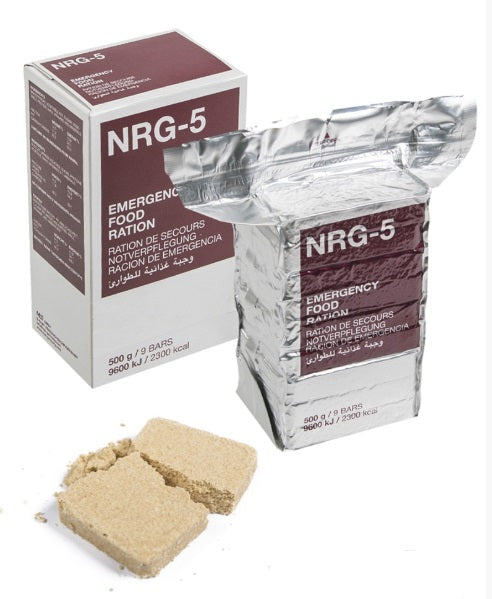 Noodpakket 72 uur overleven weegt 10.5kg bevat 4L water