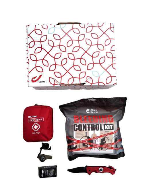 EHBO bloeding stop kit noodpakket upgrade cadeau