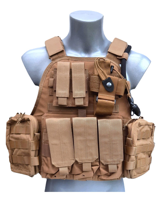 Operator plate carrier coyote level 4 SA action ready