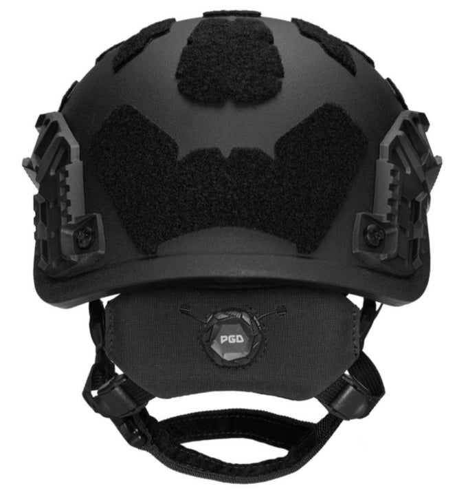 Zwart PGD ARCH High Cut kogelwerende helm met dial systeem